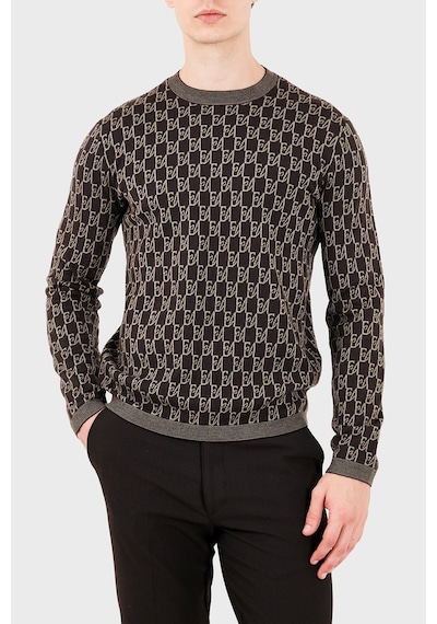 Emporio Armani Regular Fit Bisiklet Yaka Jakarlı Logolu Kazak Erkek Kazak Em006360 Af27946 F6023 Kahve Emporio Armani Regular Fit Bisiklet Yaka Jakarlı Logolu Kazak Erkek Kazak Em006360 Af27946 F6023 Kahve