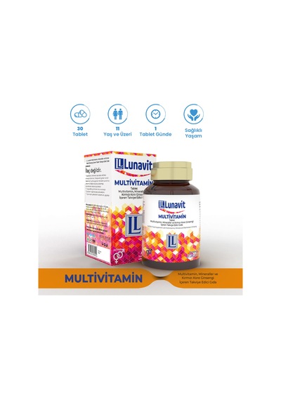 Lunavit Multivitamin 30 Tablet