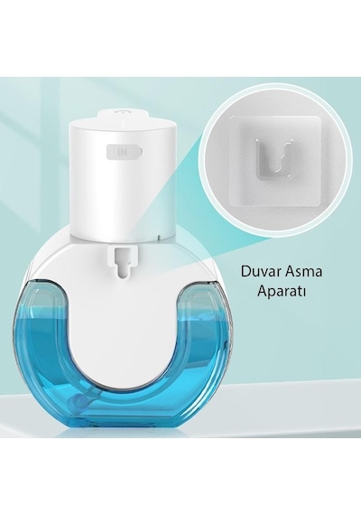 Coofbe Şarjlı 420ml Sensörlü Sıvı Sabunluk Köpük Makinesi Akıllı Otomatik Sıvı Sabunluk Makinesi
