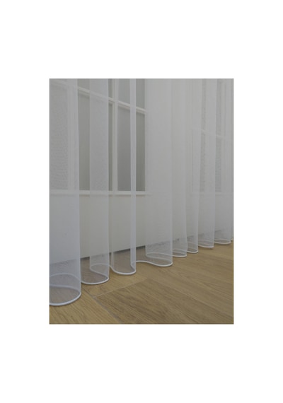 Grek Zemin 1-2,5 Normal Pileli 100 X 250 Cm Tül Perde Kırık Beyaz