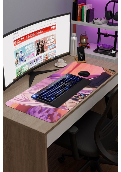 Citlali Genshin Impact Anime Gacha V3 - 90x40 Xxl Gaming Mouse Pad Fare Altlığı