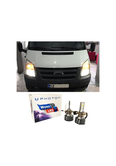 Ford Transit Led Xenon Sis Farı Ampulü H11 Mono Yeni Seri Beyaz 1994-2012