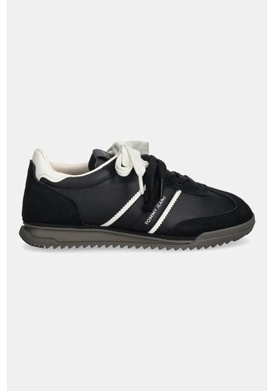 Tommy Hilfiger Kadın Yumuşak Süet Deri Rahat Tabani Siyah Sneaker En0en03001-bds-12075 Siyah Tommy Hilfiger Kadın Yumuşak Süet Deri Rahat Tabani Siyah Sneaker En0en03001-bds-12075 Siyah