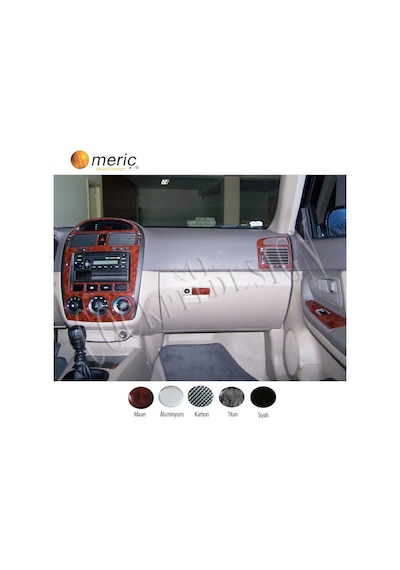 Meriç® Kia Cerato Lx Sedan Ön Torpido Kaplama 8 Parça 2004-2007 (530156608)