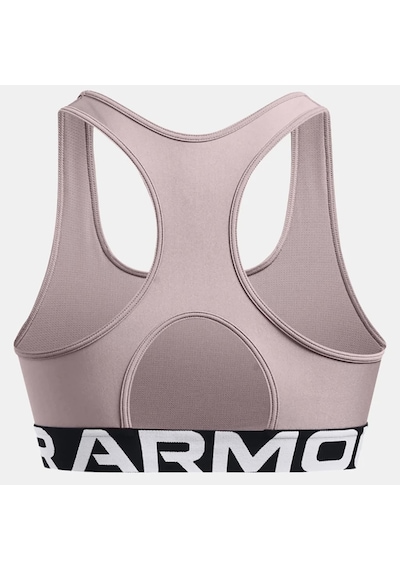 Under Armour Hg Mid Branded Kadın Sporcu Sütyeni gri