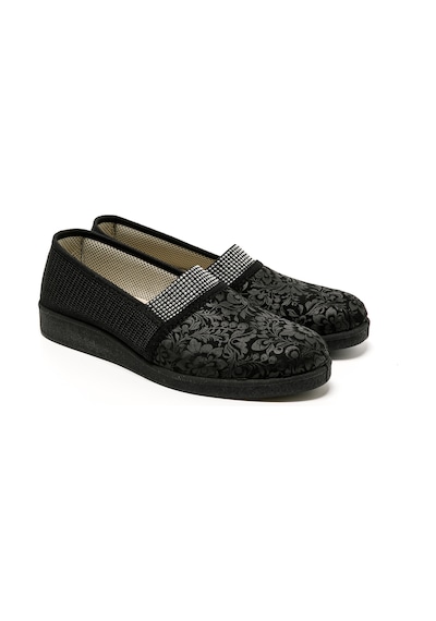 Sandalet Kadın 7827 Green Life Stretch Women's Footwear Black Siyah