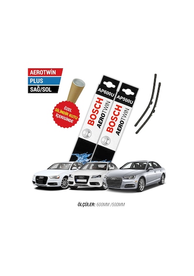 Bosch Aerotwin Plus Audi A4 Silecek Takımı (2008-2024)