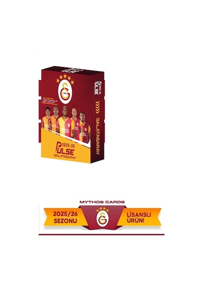 Mythos Galatasaray Poster Ve Çıkartma Seti Lisanslı Ürün - 2 Set Çok Renkli