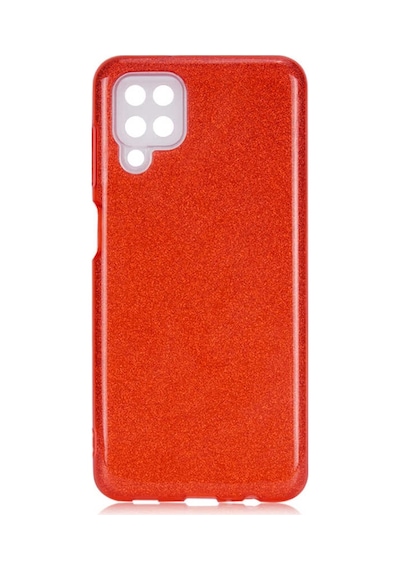 Galaxy A12 Kılıf Simli Renkli Silikon