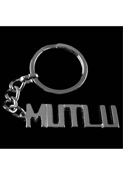 Mutlu - 745 - - Nazblsmm - İsimli Anahtarlık Çok Renkli