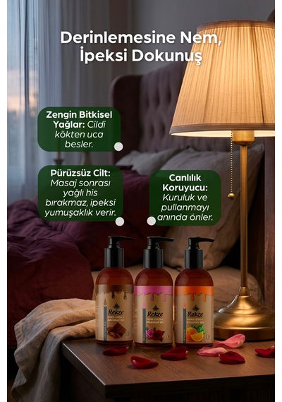 "çikolata, Gül Ve Portakal Aromalı 120 Ml Masaj Yağı Rahatlatıcı Ve Aromaterapi Etkili" - 380051753