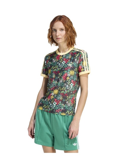 Kd5560-k Adidas 3s Tee Slım Kadın T-shirt Yeşil Kd5560-k Yeşil