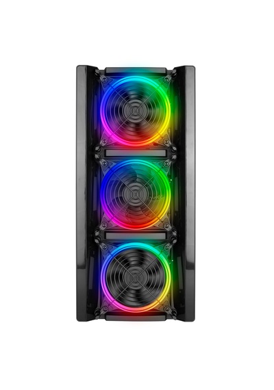 Rampage Hacker Temper Camlı 600w 80+ 4 Rgb Fan Control Gaming Oyuncu Kasası