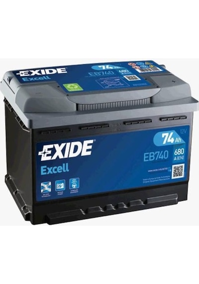 Exide 12V 74Ah 680Cca Excell (72Ah Kutu)-Exide / 552778591