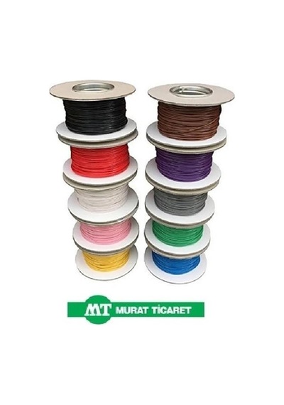 Murat 2.5 Mm Tesisat Kablosu Kalaylı Pembe 1 Mt