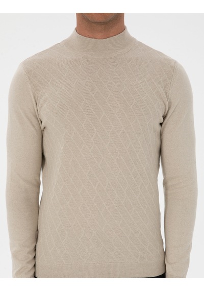 Pierre Cardin Erkek Kum Melanj Kazak /triko 50318128-vr123 Kum Melanj