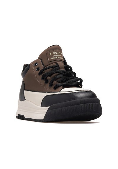Guja Kadın Deri Sneaker Bot 25k 25k301-1 Z Kahve Kahve