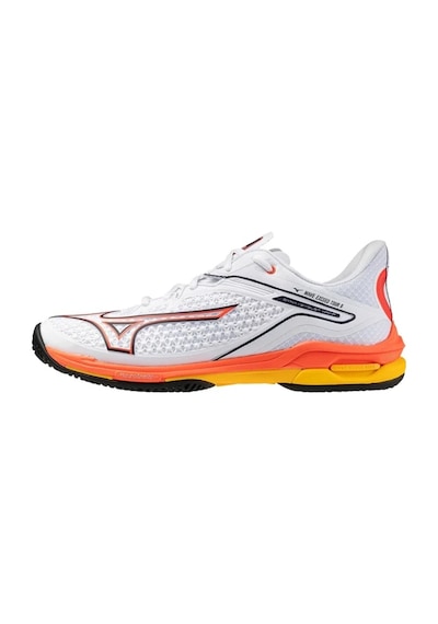 Mizuno Wave Exceed Tour 6 Ac Erkek Tenis Ayakkabısı Beyaz / Turuncu Çok Renkli