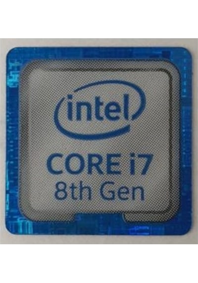 OEM intel i7 8.cı Nesil Sticker Sticker Etiket D71 OEM intel i7 8.cı Nesil Sticker Sticker Etiket D71
