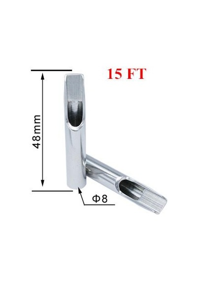 15F L316 Paslanmaz Çelik İğne Ucu - Tattoo Çelik Uç