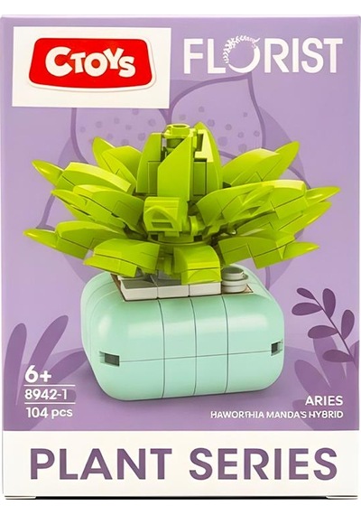 Ctoys Florist Burçlar Saksılı Bitki Yapım Seti Aries 8942 1