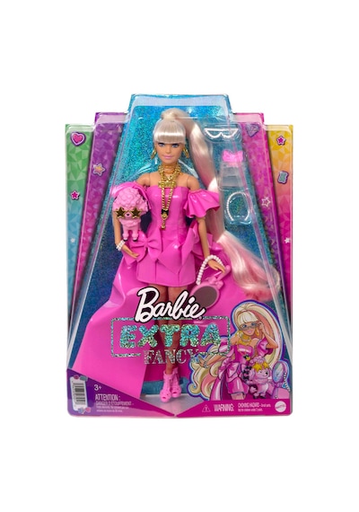 HHN12 Barbie Extra Fancy - Pembe Kostümlü Bebek