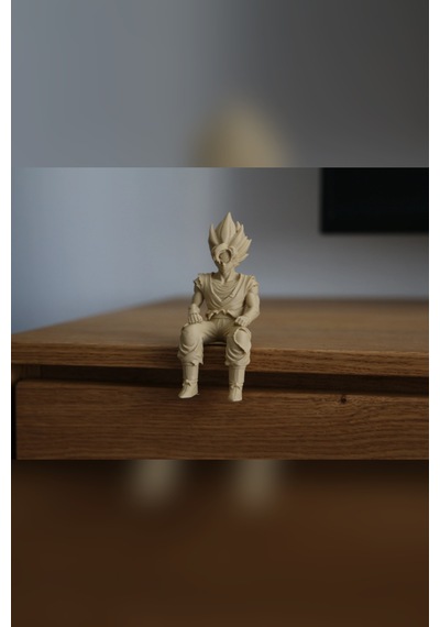 Zeroxo Oturan Savaşçı Figürü Dekoratif Biblo 4x8 Cm