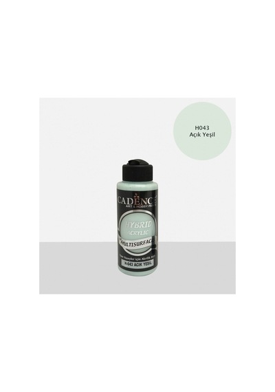 Hibrit Multisurface Akrilik Boya 120 Ml H043 Açık Yeşil Açık Yeşil
