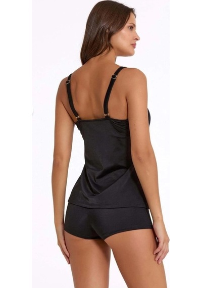 Angbutik Argento 0063-3001 Kadın Tankini Takımı Siyah