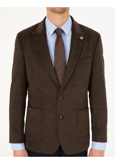 Pierre Cardin Erkek Kahverengi Ceket 50296044-vr029 Kahverengi