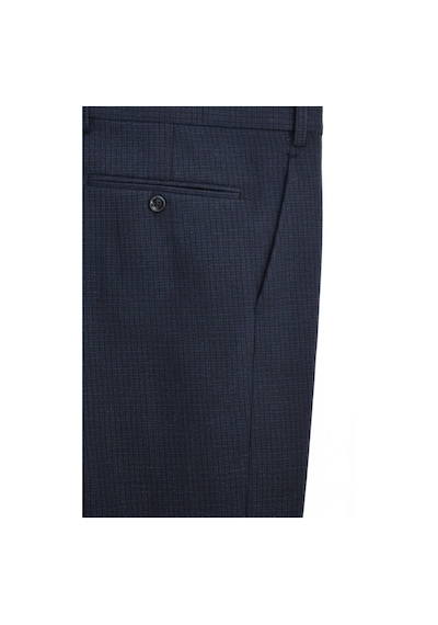 Günce Erkek Regular Fit Çizgili Kumaş Pantolon Likra Kumaş Bgl-st05036 Lacivert