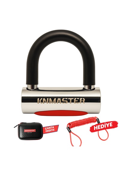 Knmaster Cl300 U Disk Kilidi Motosiklet Kilidi Siyah