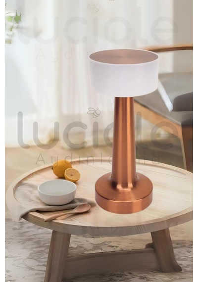 Ct-8436 Denver İnci Rose Gold, Dokunmatik Dimmerli, 3 Farklı Işık Tonlu, Şarjlı Led Masa Lambası