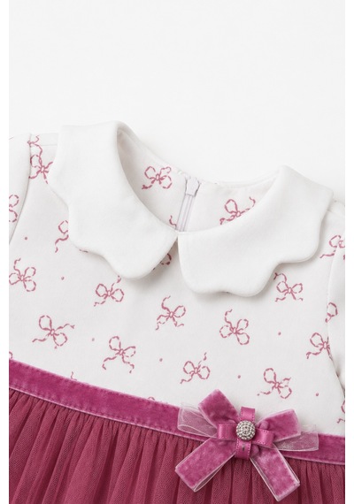 Babyhola Fiyonk Detaylı Tül Etek Kız Çocuk Elbise 15348 Fuşya Babyhola Fiyonk Detaylı Tül Etek Kız Çocuk Elbise 15348 Fuşya
