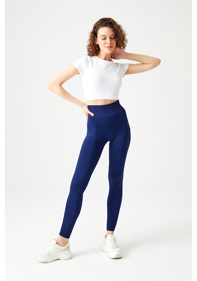 Los Ojos Beyaz Seamless Yumuşak Dokulu Spor T-shirt Crop Top Beyaz Beyaz