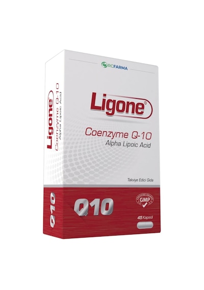 Ligone Coenzyme Q10 45 Kapsül ( Coenzyme Q-10 ve Alpha Lipoic Acid)