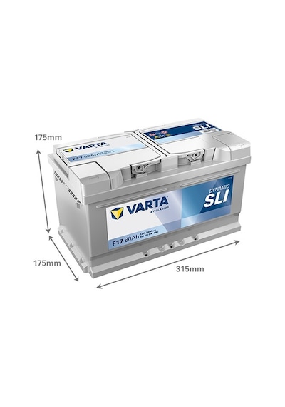 Varta F17 12v 80ah 740a Dynamıc Slı Akü Üretim Tarihi:2026