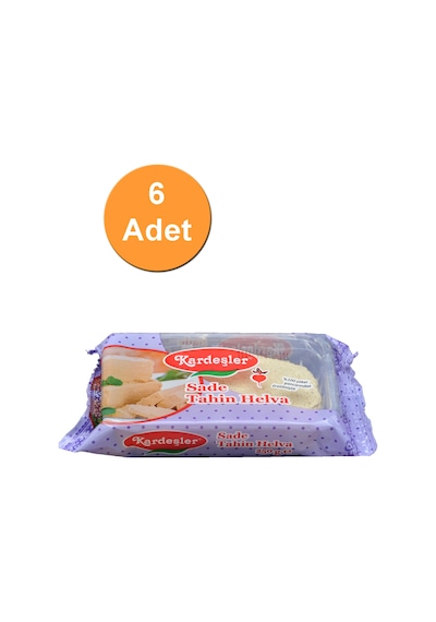 Kardeşler Sade Tahin Helva 6 x 250 G