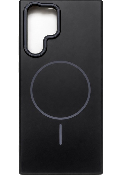 Samsung Galaxy S22 Ultra Uyumlu Kamera Çıkıntılı Magsafe Wireless Şarj Özellikli Sert Sararmaz Silikon Kılıf