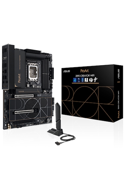 Asus Proart Z890-Creator WİFİ 9000 MHz OC DDR5 M.2 1851P ATX Anakart