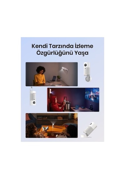 Anker Nebula Capsule Air Dünyanın En Küçük Google Tv Projeksiyon Cihazı - Beyaz -