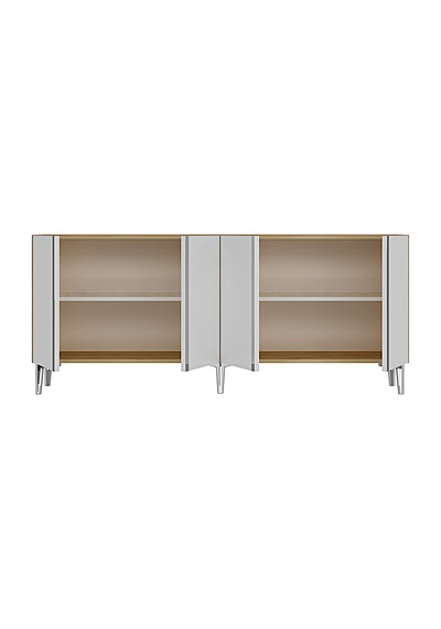 Ka1898dbs Anka Konsol Ve Tv Sehpası Safirmeşe-beyaz-silver 180cm