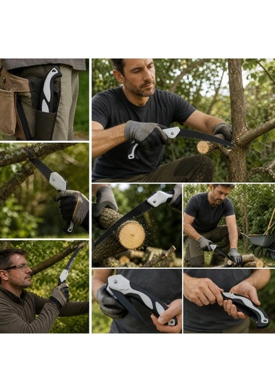 53 Cm Katlanır Pelikan Testere, Büyük Boy, El Testeresi, Katlanabilir Budama Ve Kesim Testeresi, Kamp, Bahçe Ve Ahşap Kesim Testeresi 5580