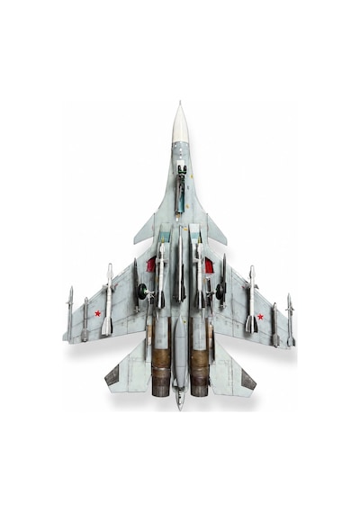 Montajlı + Boyalı Su-27 Maket Ucak