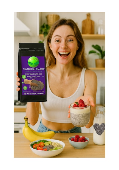 Chia Tohumu 1 Kg Yüksek Lif & Omega 3 İçerikli %100 Bitkisel Süper Gıda Vegan Gluten Free