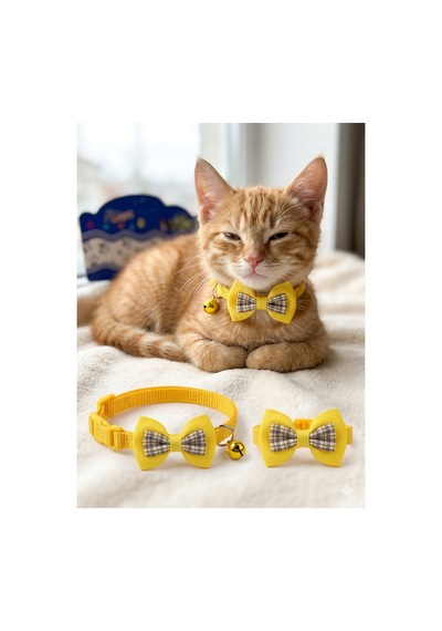 Yeraltı Kedi Papyon Sarı