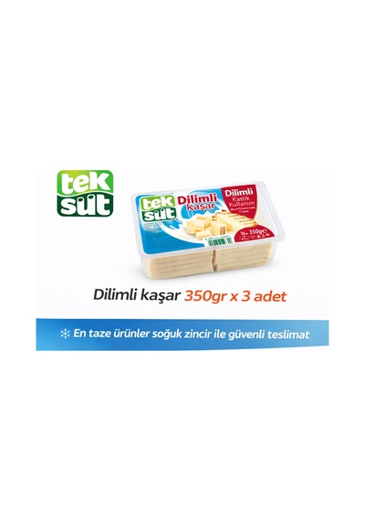 Dilimli Kasar 350 Gr X 3 Adet