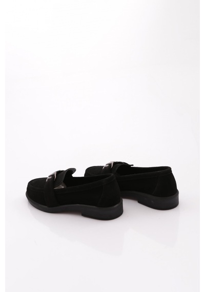 Dgn 527 Kadın Loafer Ayakkabı Siyah