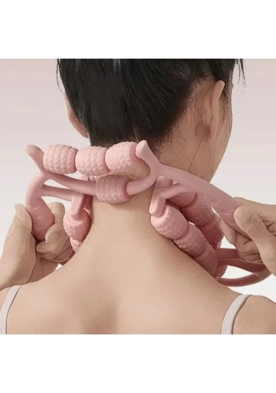 18 Silindirli Sıkılaştırıcı Masaj Aleti Pembe