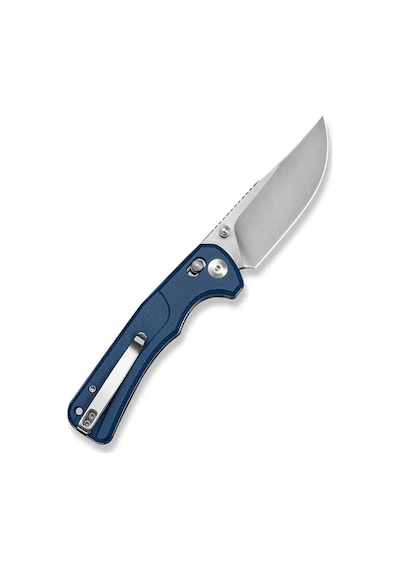 Sencut Slybolt Blue Canvas Micarta Handle Satin Finished 9cr18mov Blade Kamp Çakı Mavi